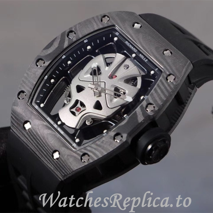 Richard Mille Replica RM52-06 Rubber strap 50MM - WatchesReplica.is