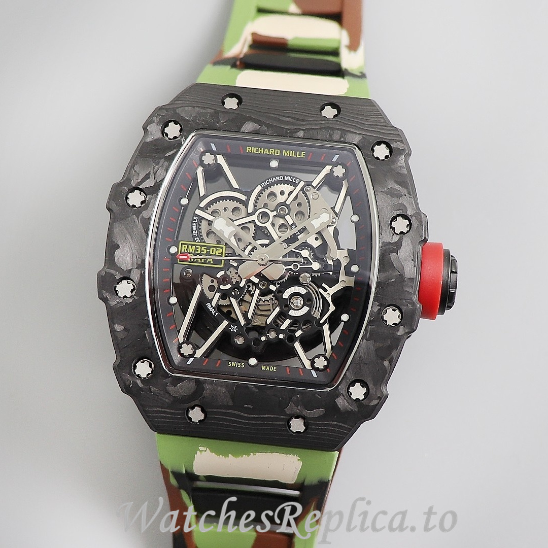 Richard Mille Replica RM35-02 Rubber strap 50MM - WatchesReplica.is