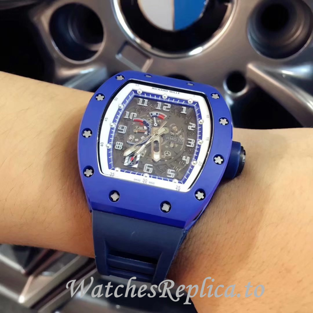 Richard Mille Replica RM030 Rubber strap 50MM - WatchesReplica.is