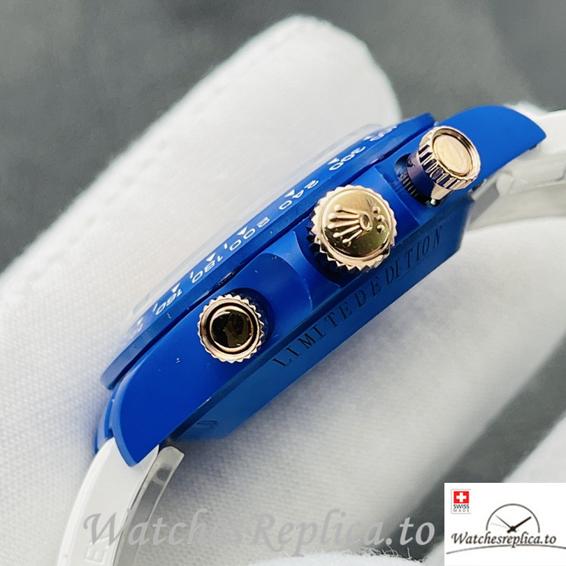Swiss Rolex Daytona Replica Rubber strap 40MM - WatchesReplica.is