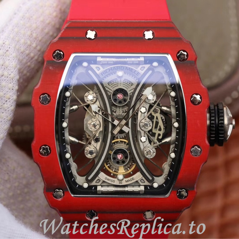Richard Mille Replica RM53-01 Rubber strap 50MM - WatchesReplica.is