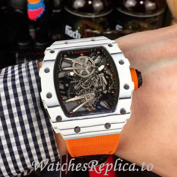 Richard Mille Replica RM27-01 Canvas strap 50MM - WatchesReplica.is