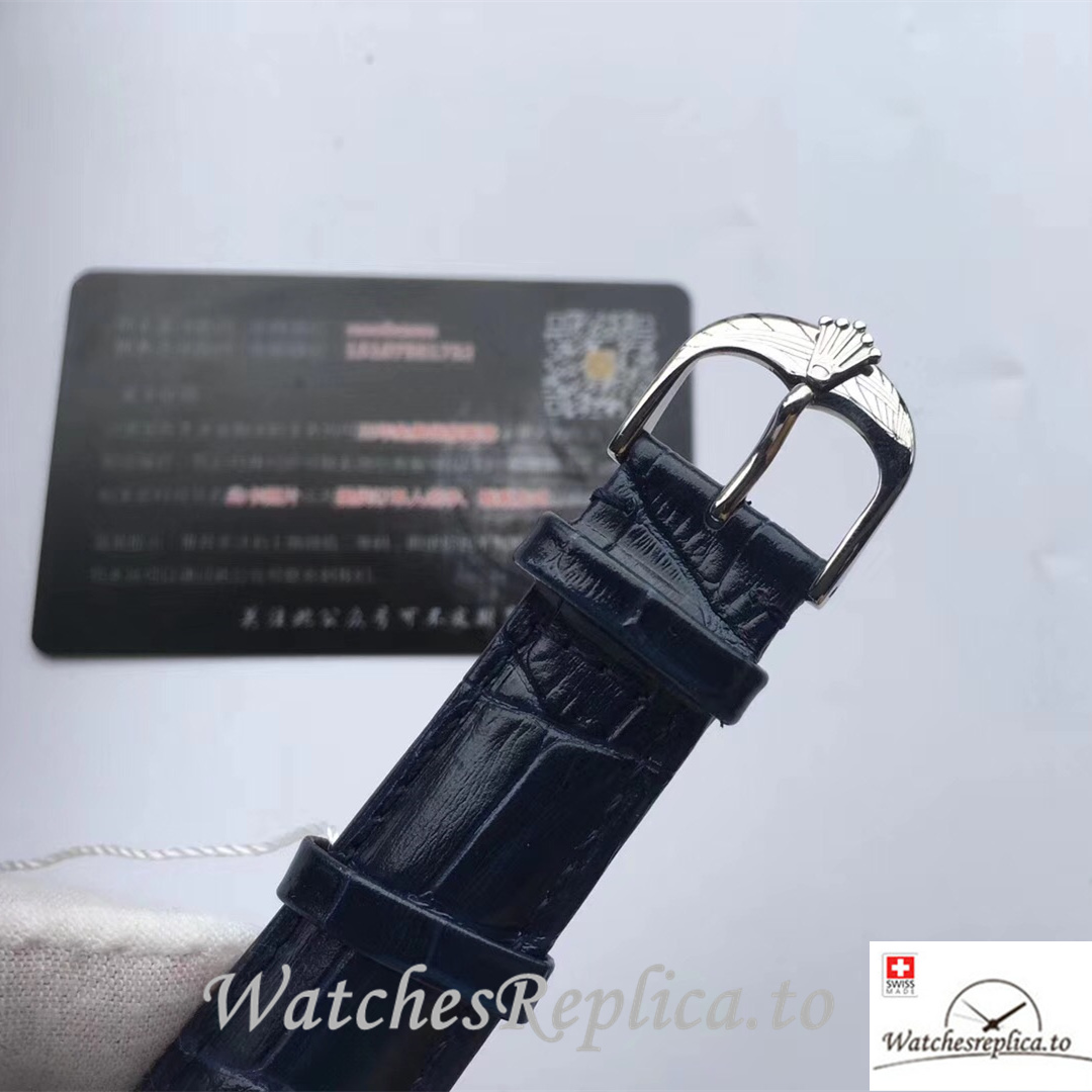 Swiss Rolex Cellini 50519-0013 Leather strap 39MM - WatchesReplica.is