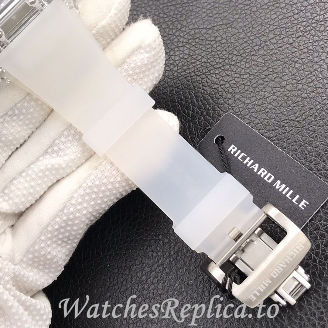 Richard Mille Replica RM055 Rubber strap 50MM - WatchesReplica.is