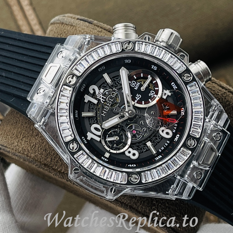Hublot Replica 411.JX.4802.RT Rubber strap 45MM - WatchesReplica.is