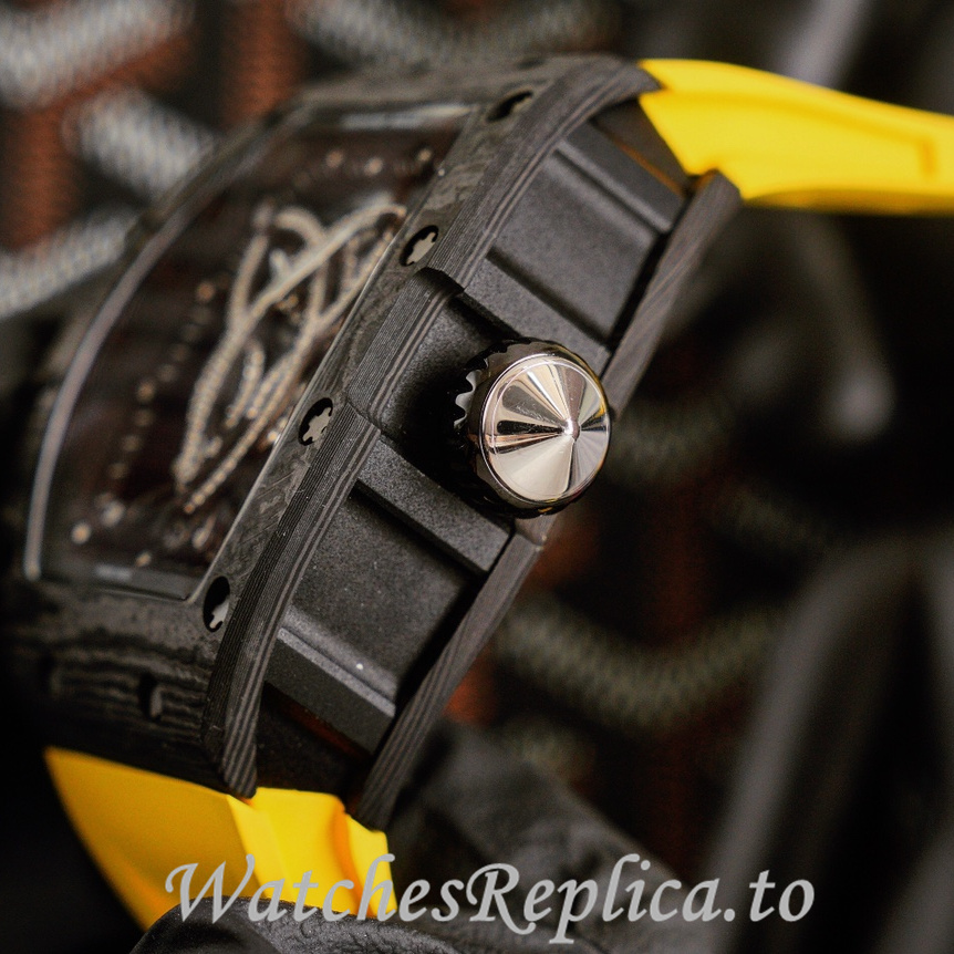 Richard Mille Replica RM019 Rubber strap 50MM - WatchesReplica.is