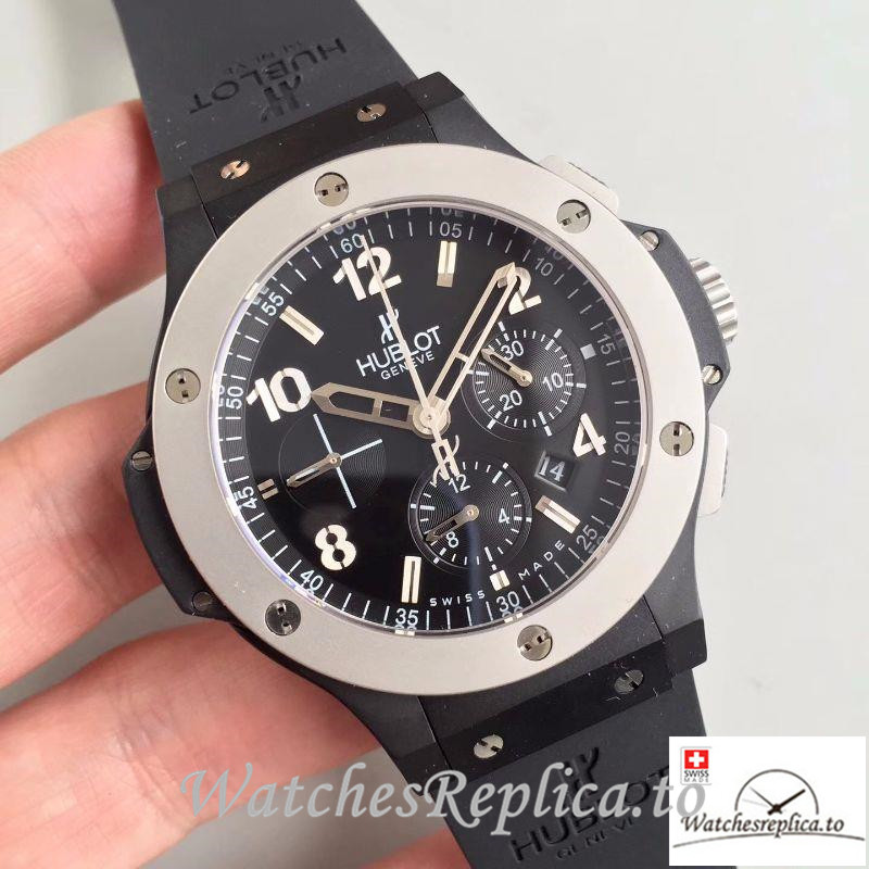 Swiss Hublot Big Bang Ice Bang Replica 301.CK.1140.RX Black Strap 44MM - WatchesReplica.is