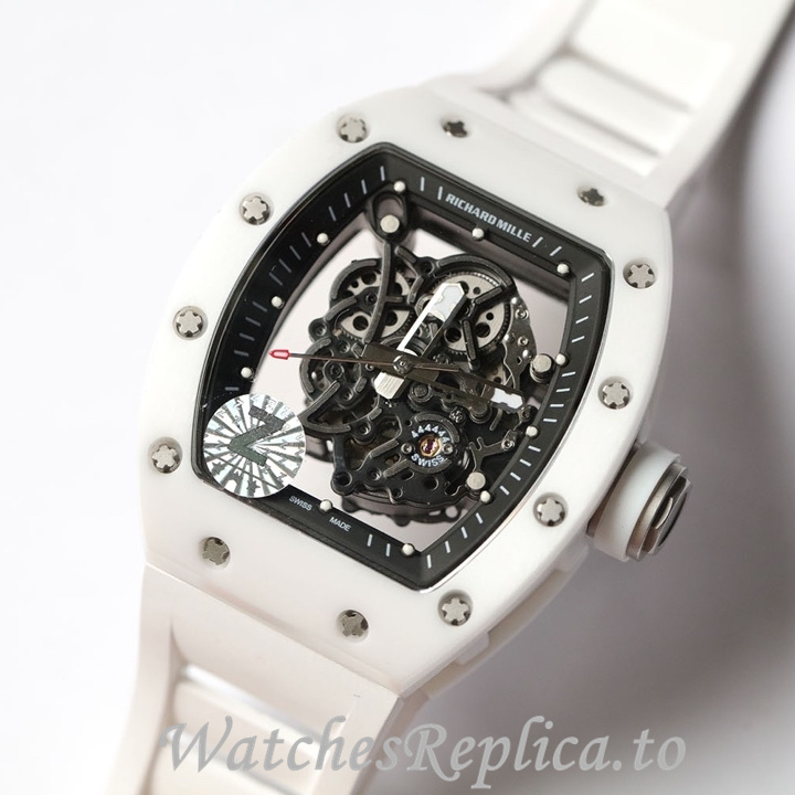 Richard Mille Replica RM055 Rubber strap 50MM - WatchesReplica.is