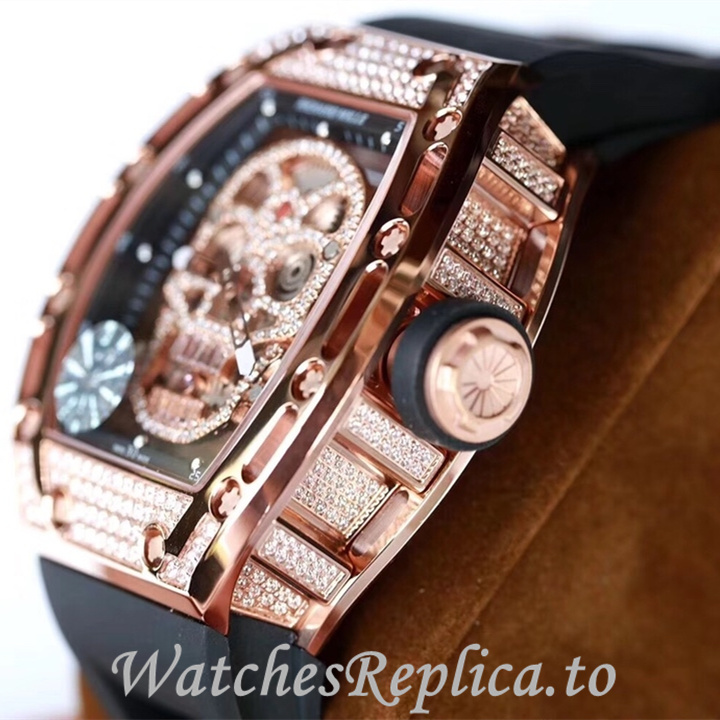 Richard Mille Replica RM052 Rubber strap 50MM - WatchesReplica.is