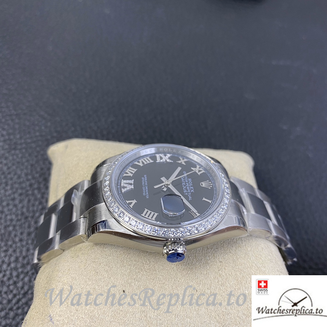 Swiss Rolex Datejust Replica 126233 Stainless steel strap 36MM - WatchesReplica.is