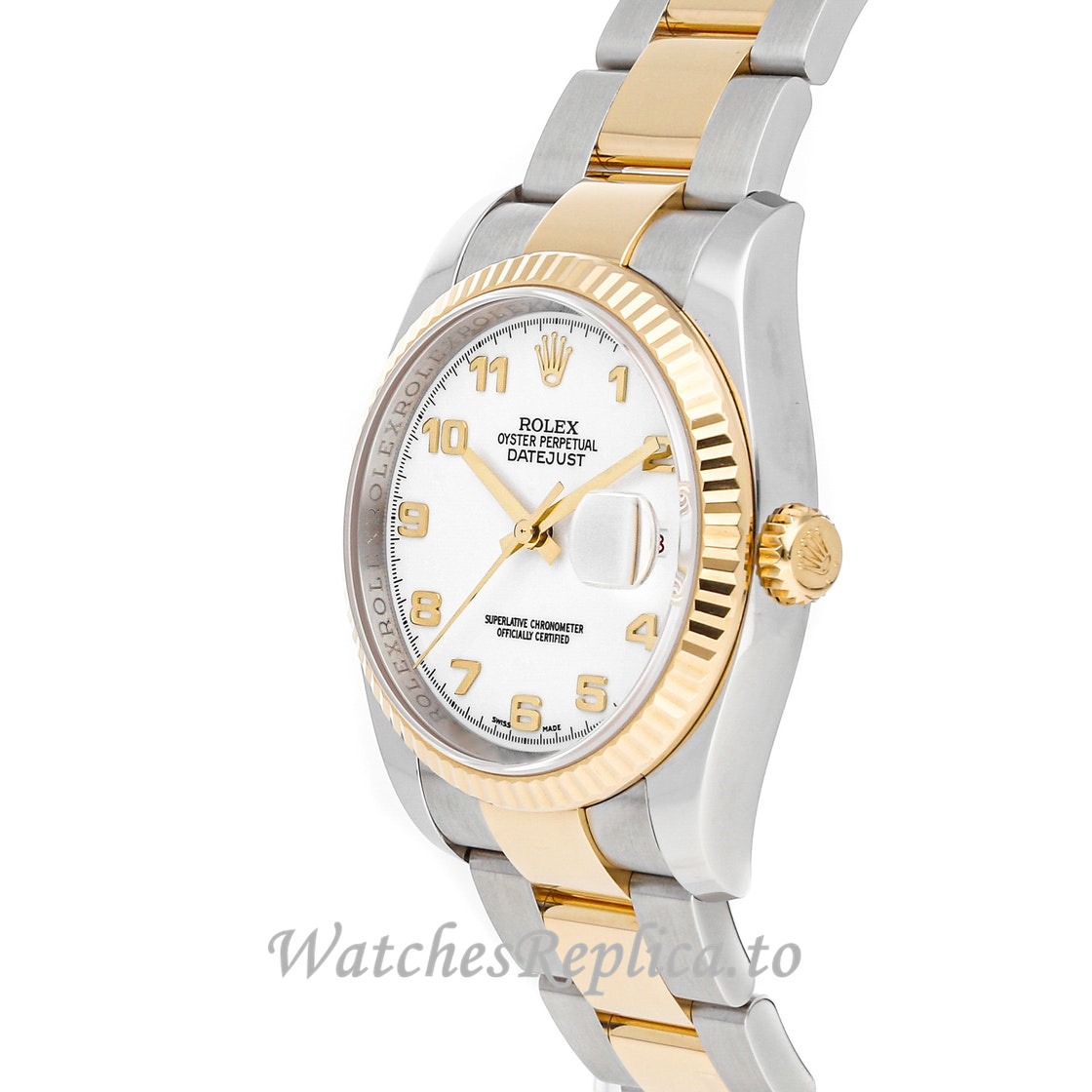 Replica Rolex Datejust 116233 36MM White Dial Mens Watch - WatchesReplica.is