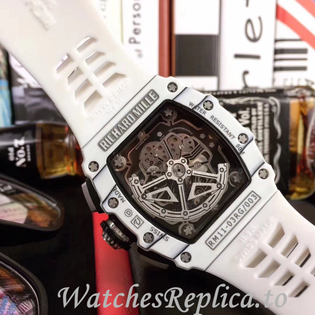 Richard Mille Replica RM11-03 Rubber strap 50MM - WatchesReplica.is