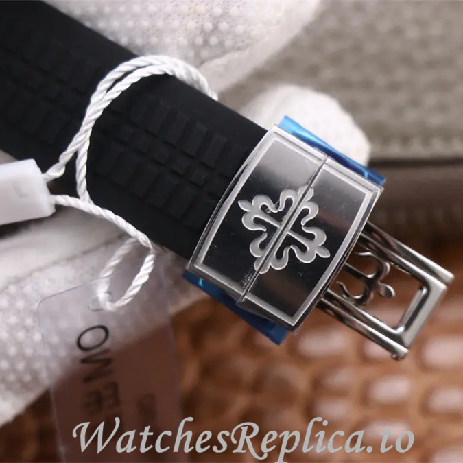 Patek Philippe Replica Aquanaut 5968A-001 Rubber strap 40MM - WatchesReplica.is