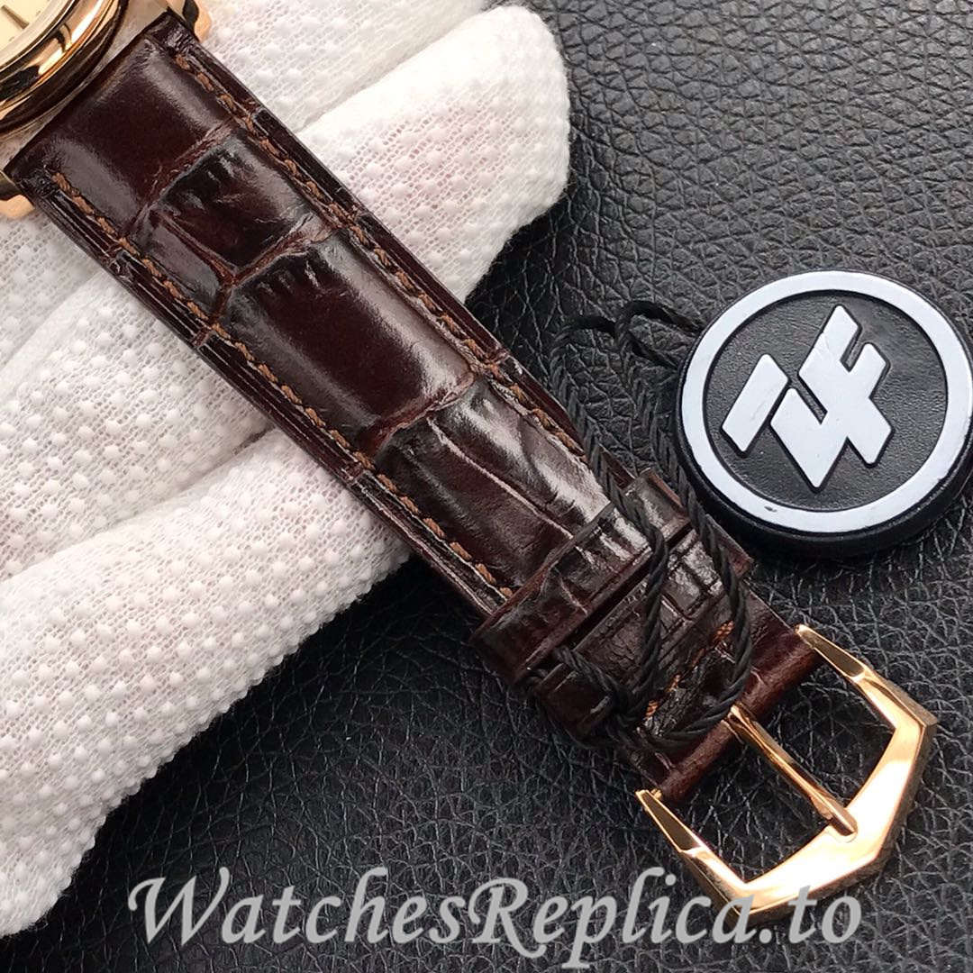 Patek Philippe Replica Calatrava 5227 Leather strap 39MM - WatchesReplica.is
