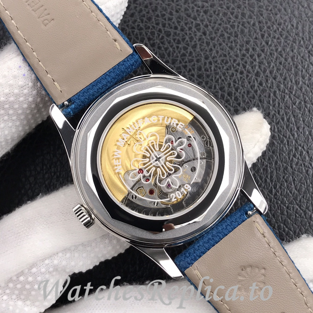 Patek Philippe Replica 6007A-001 Canvas strap 40MM - WatchesReplica.is