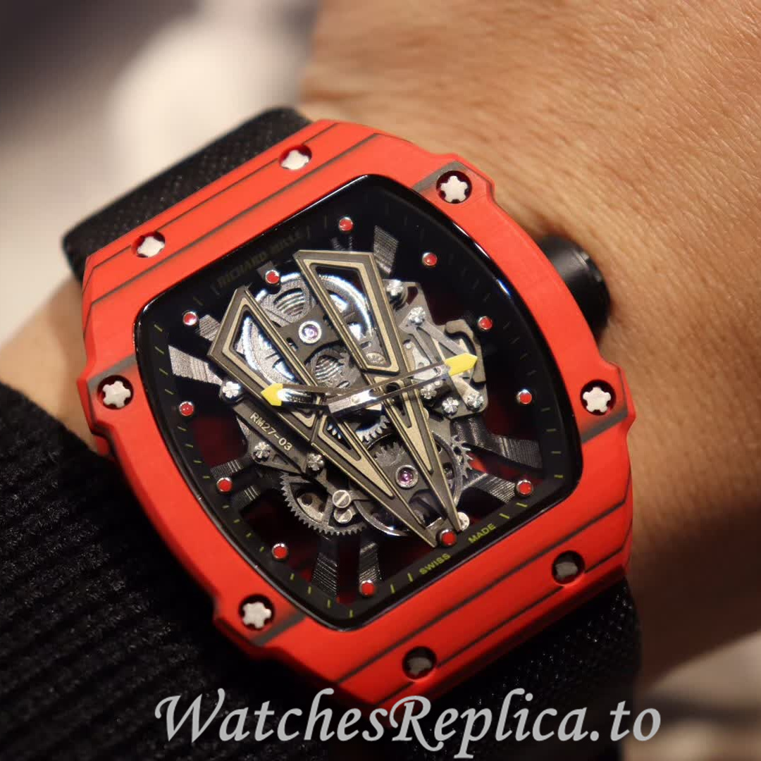 Richard Mille Replica RM27-03 Canvas strap 48MM - WatchesReplica.is