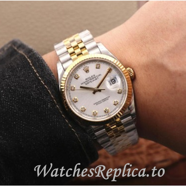 Swiss Rolex Datejust Replica 126233 Stainless steel strap 36MM - WatchesReplica.is