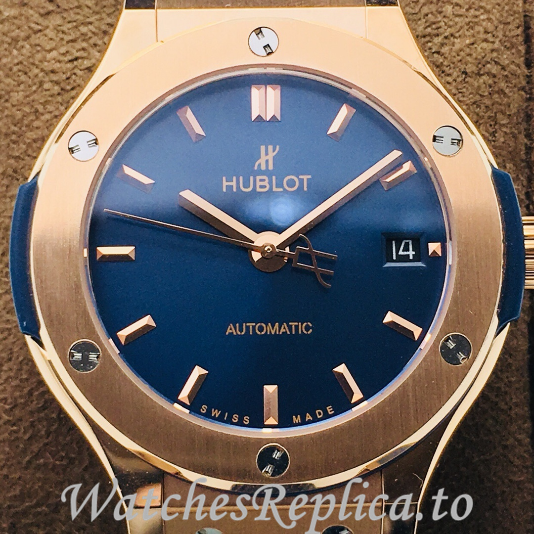Hublot Replica Classic-Fusion-Series Leather strap 38MM - WatchesReplica.is