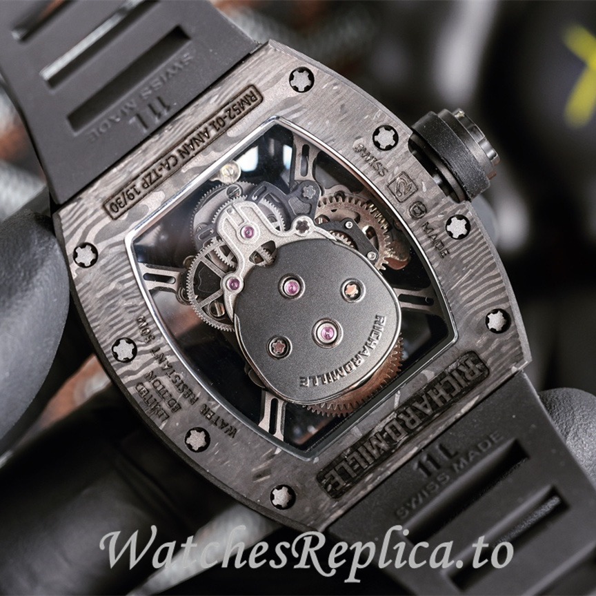 Richard Mille Replica RM052 Rubber strap 50MM - WatchesReplica.is