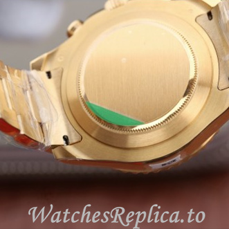 Swiss Rolex Yacht Master Replica 116680-0002 Yellow Gold strap 44MM - WatchesReplica.is