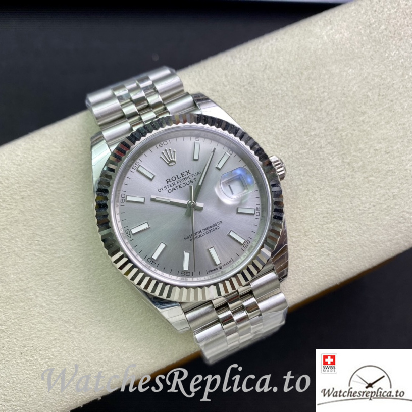 Swiss Rolex Datejust Replica 126331 Stainless steel strap 41MM - WatchesReplica.is