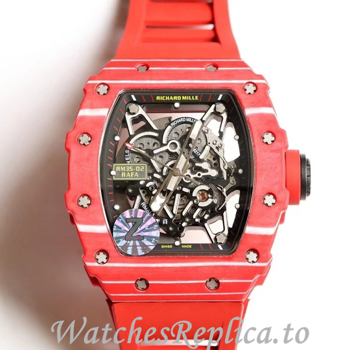 Richard Mille Replica RM35-02 Rubber strap 50MM - WatchesReplica.is