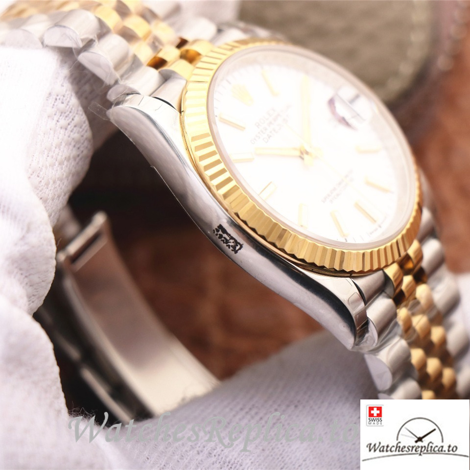 Swiss Rolex Datejust Replica 126233 Stainless steel strap 36MM - WatchesReplica.is