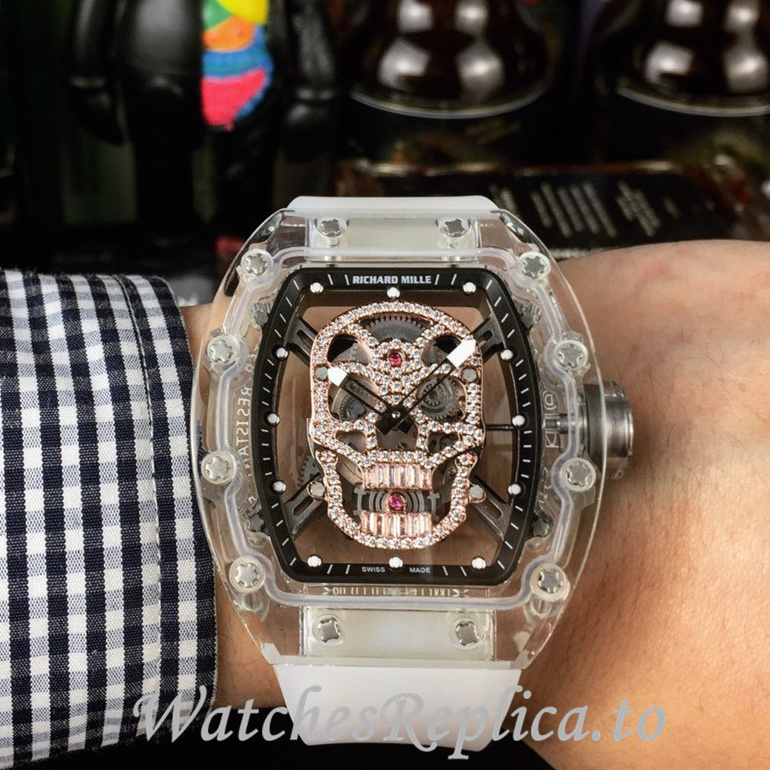 Richard Mille Replica RM052 Rubber strap 50MM - WatchesReplica.is