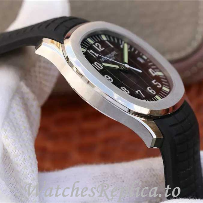 Patek Philippe Replica Aquanaut Rubber strap 42MM - WatchesReplica.is