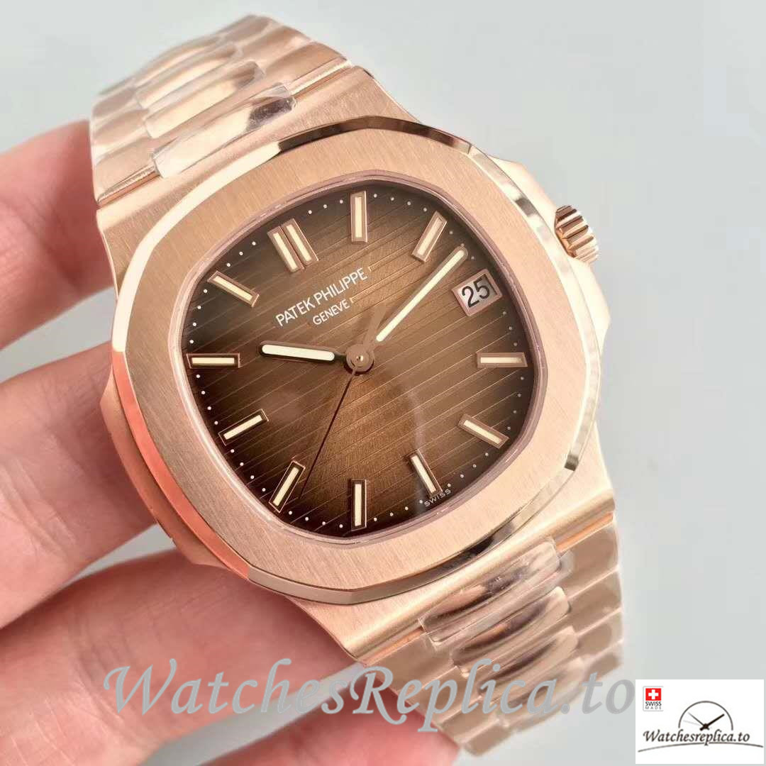 Swiss Patek Philippe Nautilus Replica 5711/1R-001 Stick Markers 40MM - WatchesReplica.is