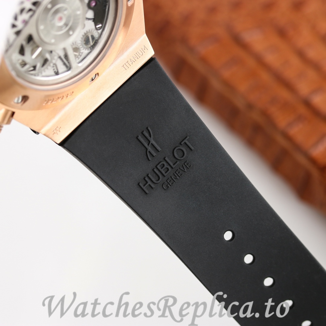 Hublot Replica Big Bang Elemental Material Chronograph v2 Rubber strap 45MM - WatchesReplica.is