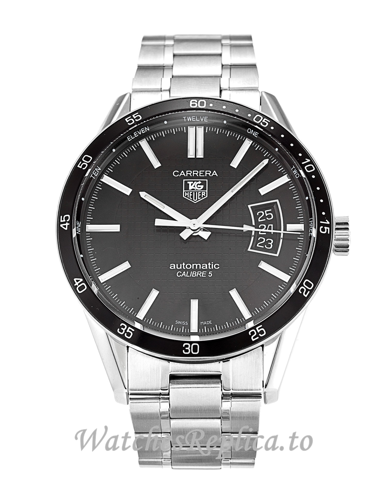 Tag Heuer Carrera Black Dial WV211M.BA0787 39MM - WatchesReplica.is