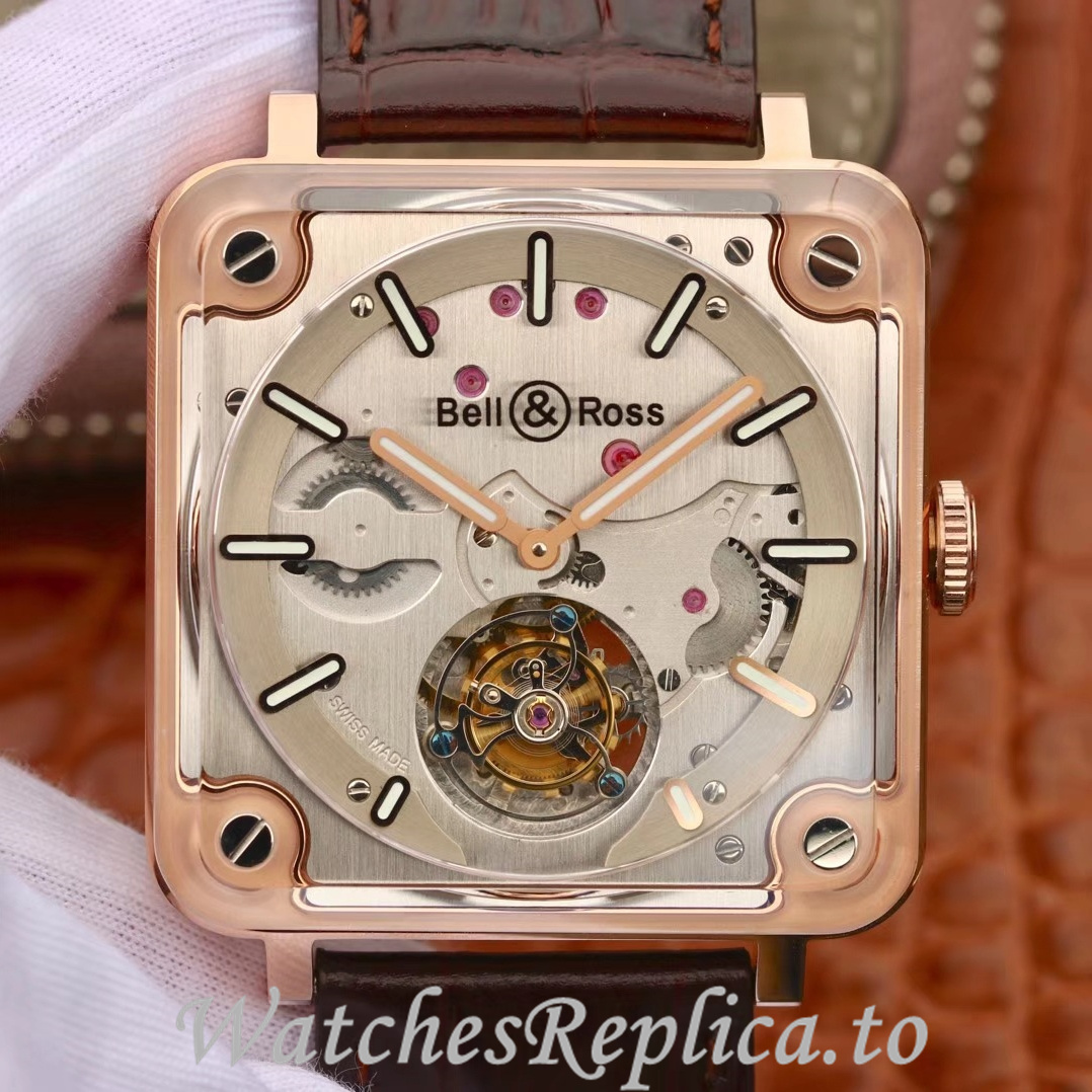 Bell Ross Replica BR-X2 Leather strap 42.5MM - WatchesReplica.is