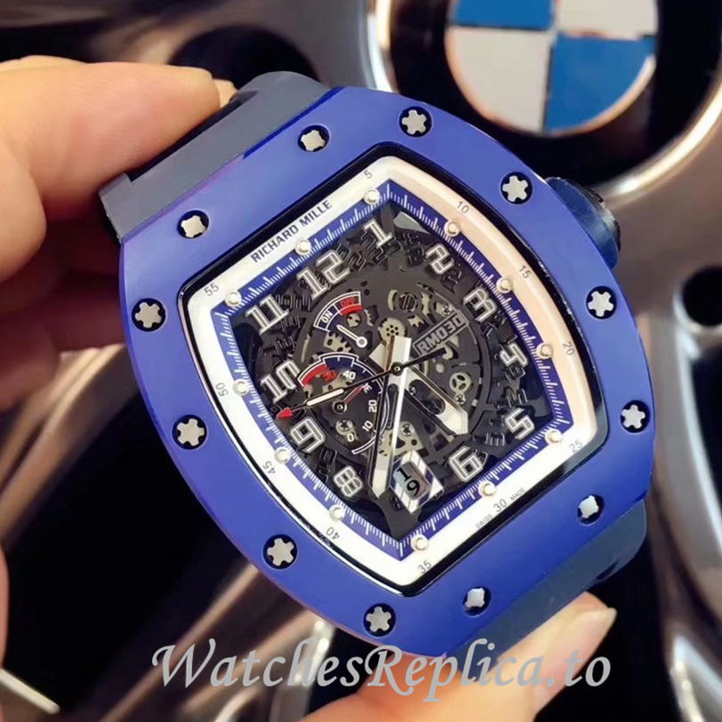 Richard Mille Replica RM030 Rubber strap 50MM - WatchesReplica.is