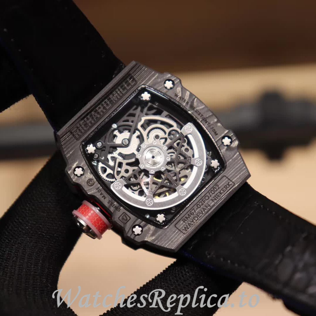 Richard Mille Replica RM67-02 Canvas strap 38.70x47.52MM - WatchesReplica.is