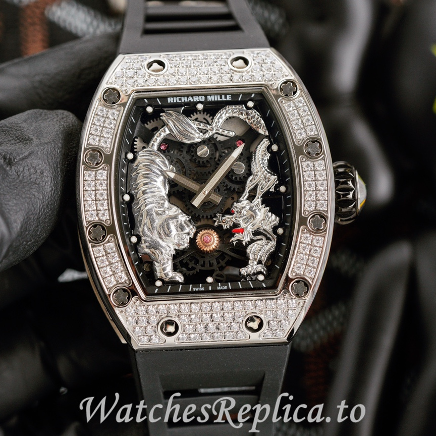 Richard Mille Replica RM51-01 Rubber strap 50MM - WatchesReplica.is