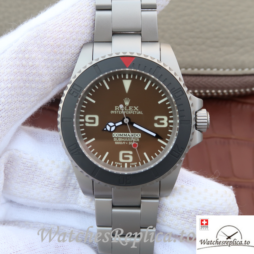 Swiss Rolex Submariner Replica Stainless steel strap 40MM - WatchesReplica.is