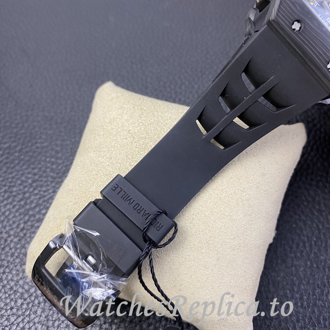 Richard Mille Replica RM-011 Rubber strap 50MM - WatchesReplica.is