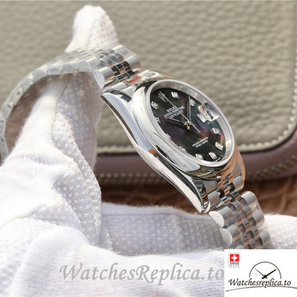 Swiss Rolex Datejust Replica 116200 Stainless steel strap 36MM - WatchesReplica.is