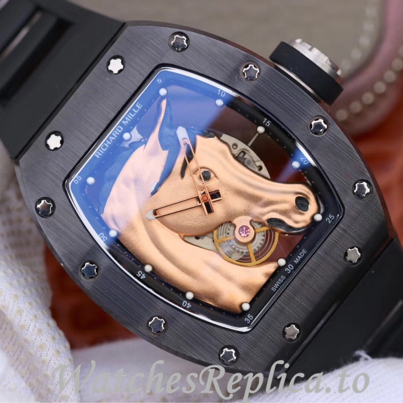 Richard Mille Replica RM52-02 Rubber strap 50MM - WatchesReplica.is