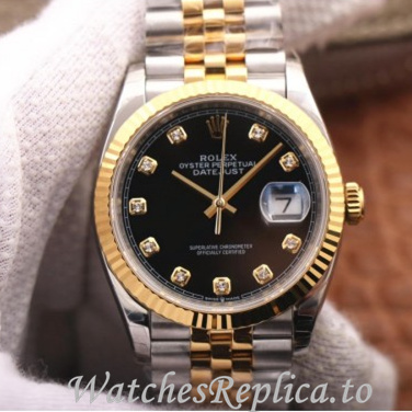 Swiss Rolex Datejust Replica 126233 Stainless steel strap 36MM - WatchesReplica.is