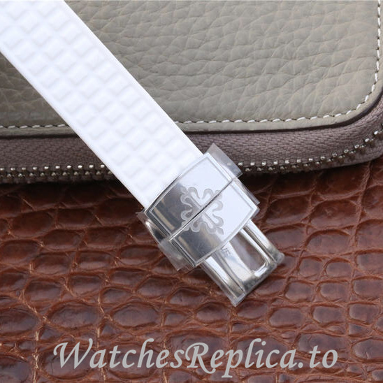 Patek Philippe Replica Aquanaut 5068 Rubber strap 35.6MM - WatchesReplica.is