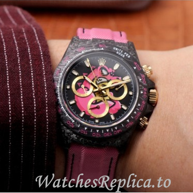 Swiss Rolex Daytona Replica 116588 Canvas strap 40MM - WatchesReplica.is