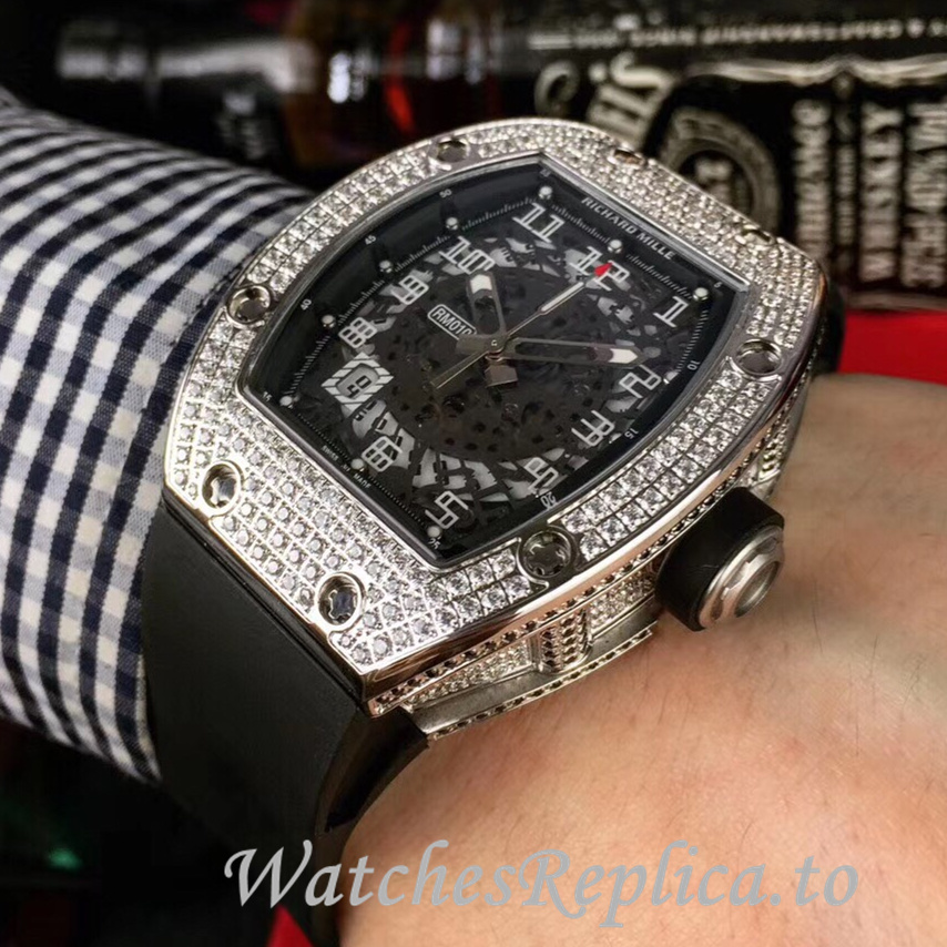 Richard Mille Replica RM010 Rubber strap 49MM - WatchesReplica.is