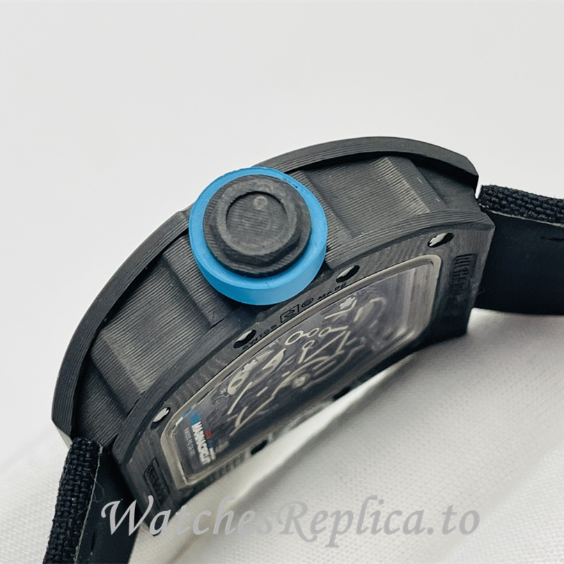 Richard Mille Replica RM055 Canvas strap 50MM - WatchesReplica.is