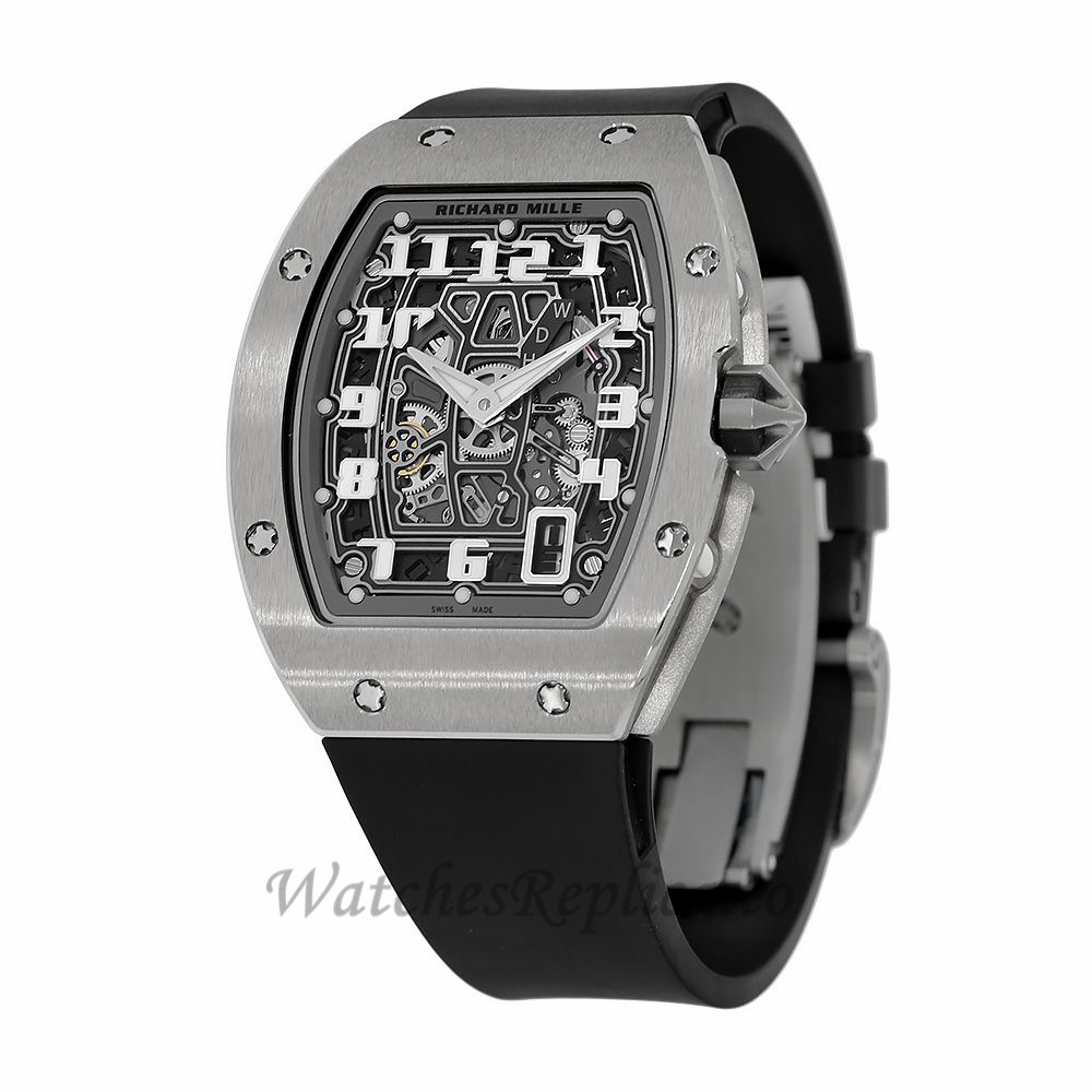 Richard Mille Replica RM67-01 White Gold Extra Flat Automatic 47MM Watch RM67-01 47897 - WatchesReplica.is