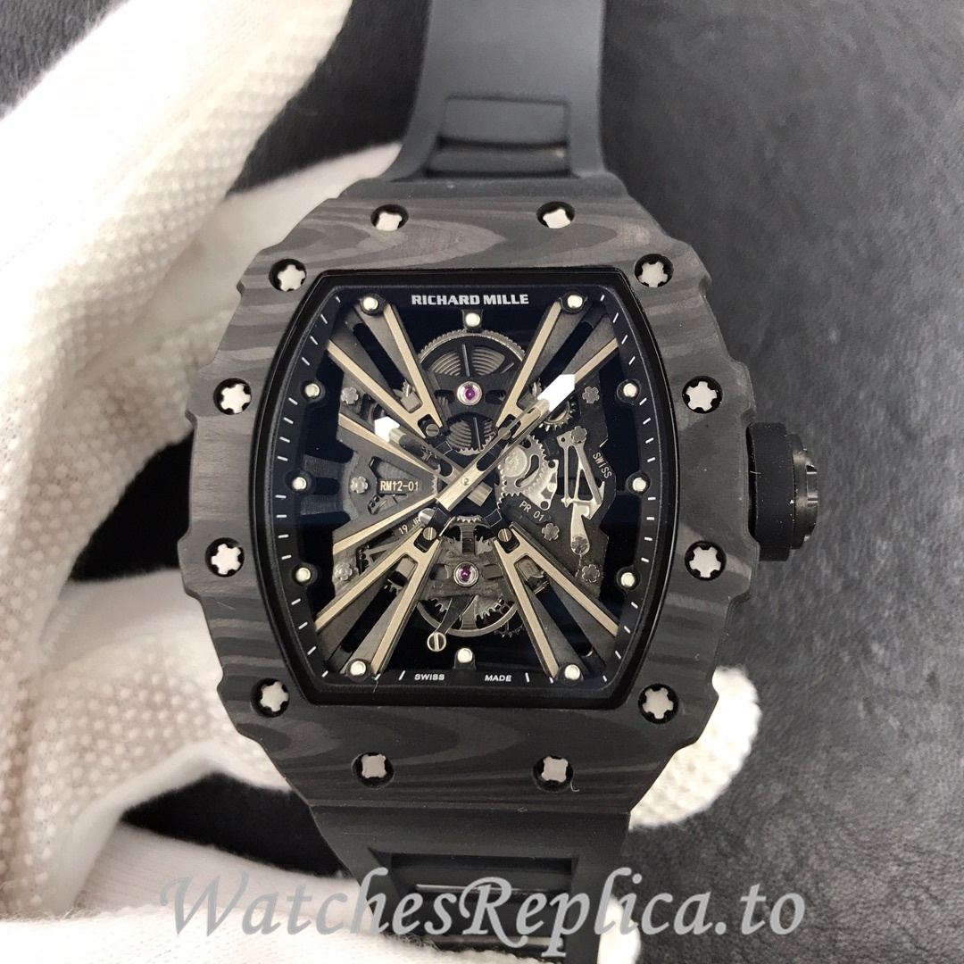 Richard Mille Replica RM12-01 Rubber strap 50MM - WatchesReplica.is