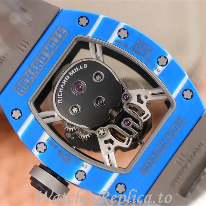 Richard Mille Replica RM52-01 Rubber strap 50MM - WatchesReplica.is