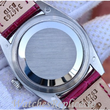 Swiss Rolex Day Date Replica 118138 Leather strap 36MM - WatchesReplica.is
