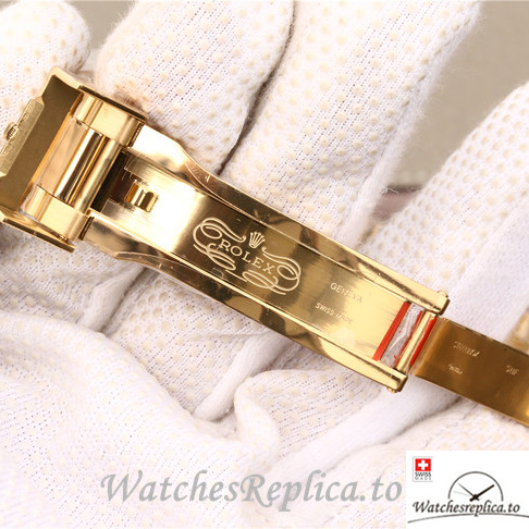 Swiss Rolex Daytona 116508 Yellow Gold strap 40MM - WatchesReplica.is